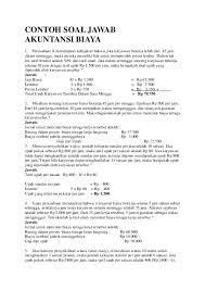 Soal akuntansi manajemen dan jawabannya semester 5. Soal Uas Akuntansi Manajemen Semester 6