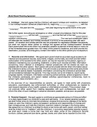 The arrival of a new baby is one of life's most joyful moments. Shared Parenting Agreement Free Download