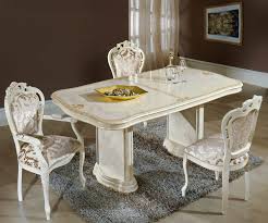The second style of italian dining room furniture is the contemporary style. H2o Design Elizabeth Beige Italian Rectangular Extending Dining Table Only