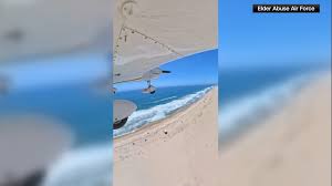 WATCH: Plane made emergency landing on California beach after mechanical issue