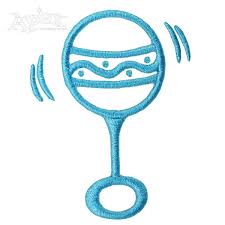 New Born Baby Rattle Toy Embroidery Design Download this free vector about blue baby rattle, and discover more than 11 million professional graphic resources on freepik. new born baby rattle toy embroidery design