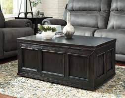 Jaria paper mache coffee table item: Rustic Distressed Black Trunk Style Lift Top Cocktail Table W Casters Coffee Table Black Coffee Tables Lift Top Coffee Table