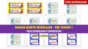 The total number of speakers of standard malay is about 18 million. Bahan Bantu Mengajar Bm Tahun 1 Free Download Powerpoint Mykssr Com