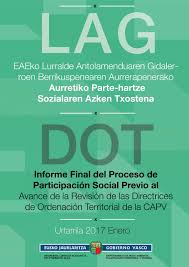 Enero / urtarrila 126 h. Informe Final Del Proceso De Participacion Social Dot Euskadi By Paisaje Transversal Issuu