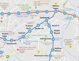 Διαθέτει 24 σταθμούς και στο μεγαλύτερο τμήμα της είναι υπόγεια. Gda Approves Delhi Metro Blue Line S Extn To Sahibabad Mohan Ngr The Metro Rail Guy