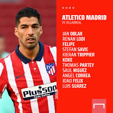 Tempel plat logo klub : Goal On Twitter Luis Suarez Starts For Atletico Madrid Against Villarreal