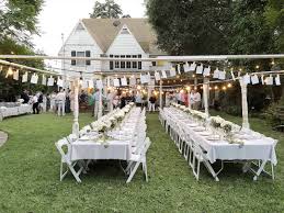 How To Plan Parties Backyard Engagement Parties Engagement Party Decorations Diy Outdoor Party Planning