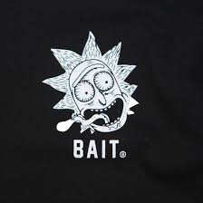 Bait X Rick And Morty Men Skateboard Tee Black Rick And Morty Skateboard Tee Morty