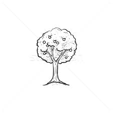 Rich in antioxidants, the jamun fruit is excellent as a cure for diabetes or heart ailments. Fruit Tree Hand Drawn Sketch Icon Vector Illustration C Rastudio 8792694 Stockfresh