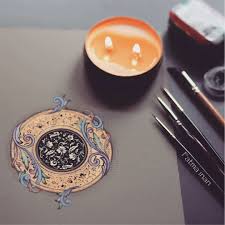 Tezhip Traditionalart Islamicart Panosundaki Pin