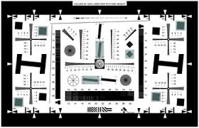 Enhanced Iso12233 High Resolution Test Chart For Cctv Camera