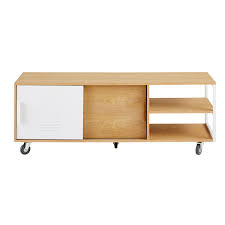 Industrial 2 Door Wheeled Tv Cabinet Pilea On Maisons Du Monde Take Your Pick From Our Furniture And Accesso Tv Cabinets Tv Stand On Wheels Television Cabinet