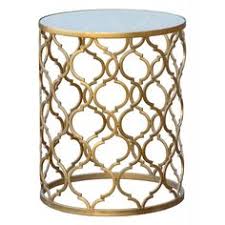 Gold Parisienne Table From Olive And Sage Side Table Metal Circular Table Unique Side Table