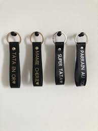 Porte Cle Personnalise Xl Cadeau Famille Porte Cle En Cuir Etsy Usb Flash Drive Flash Drive Electronic Products