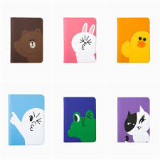 Line Friends Character Passport Holder Case 6 Types Official Goods Line Friends Friends Characters Funny Props