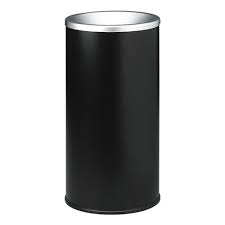 Ashtray and cigar lighter in the rear, illuminated: Safco Sand Fill Outdoor Ashtray Saf9698bl The Home Depot