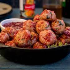 Chicken Meatball In Plum Sauce Plum Sauce Chicken Chicken Meatballs Chinese Garlic Sauce