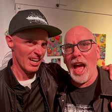 Murray Bowles book launch event : Second set of three photos from the event  in early December. Jem Gruber and Vita McConnell; Martin Sprouse (Artist,  MaximumRocknRoll, etc.) and Ryan Nero (Violent Coercion);