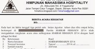Hal ini mungkin saja jika pimpinan sedang tidak masuk kerja atau memiliki kesibukan lain yang lebih penting daripada. Contoh Surat Berita Acara Kejadian Nusagates