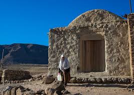 Old Widow Woman In The Troglodyte Village Kerman Province Meymand Iran Village Province Kerman