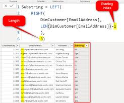 How to get text from a picture. Substring In Dax How To Get Part Of String Field In Power Bi Using Dax Expression Radacad
