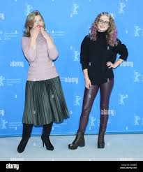 L-R) Natalia Berezhnaya and Olga Shkabarnya pose at the DAU. Natasha  photo call during 70th Berlinale International Film Festival in Grand Hyatt  in Berlin, Germany on February 26, 2020. (Photo by Dominika