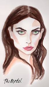 Tina Mari David — A gouache painting I illustrated of Maria...