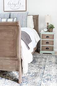 When you are sanding down to raw wood, boss by dixie belle will give you a really even paint finish. Painted Weathered Wood Bed Makeover Bless Er House