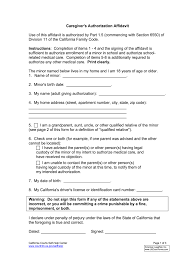 Authorizing an individual allows him the right and obligation to transact and make decisions in the event that the owner of the information or property is. Ca Caregiver S Authorization Affidavit Complete Legal Document Online Us Legal Forms