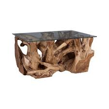 Teak Root Coffee Table With Glass Top Coffee Table Coffee Table Vintage Glass Top Coffee Table