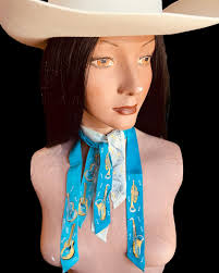 🎶UPDATE SOLD🎶 Pretty little silk 1940's/50's tri-tie neck scarf with  music instruments, $45! Can be worn lots of different ways! 🎶