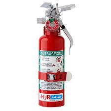 Halon is very effective at extinguishing fire, but it is also considered a pollutant by climate experts. H3r Fire Extinguisher Model A344t Aircraft Spruce