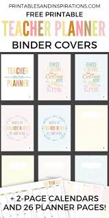 2020 2021 Teacher Planner Free Printable Printables And Inspirations Teacher Lesson Planner Teacher Planner Teacher Planner Printables