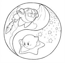 Check spelling or type a new query. Yin And Yang By Neiyoko Kirby Coloring Page Kirby Character Coloring Pages