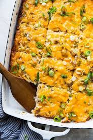Sausage Breakfast Casserole The Modern Proper Recipe Breakfast Casserole Sausage Breakfast Sausage Casserole Recipes Breakfast Casserole