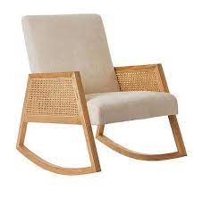 Arden Natural Rattan Rocking Chair Rattan Rocking Chair Nursery Rattanrockingchairnursery In 2021 Rattan Rocking Chair Rocking Chair Nursery Rocking Chair