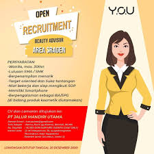 Harga serum wardah ini dibanderol dikisaran rp38 ribu. Lowongan Kerja Beauty Advisor You Cosmetic Area Sragen Info Loker Solo