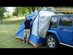 Forget about unpacking, the tent's vehicle sleeve connects you to your gear, meaning more room in your tent for family, friends, or your furry companions! How To Install Napier Sportz Suv Minivan Tent Installation Setup Instructions Youtube