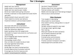 Here Is A Great List Of Tier 1 Strategies That You Might Find Helpful For Students Who Don In 2020 Rti Interventions Rti Interventions Elementary Intervention Strategy