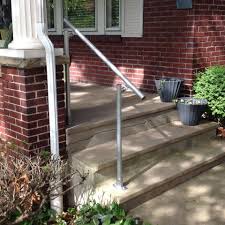 Stairsupplies offers traditional wood stair parts & iron balusters & modern cable railing. Surface L160a Aluminum Outdoor Stair Railing Simplified Building