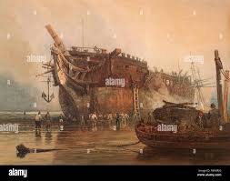 East indiaman ship hi-res stock ...