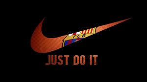 Stadium, barcelona, structure, arena, fc barcelona, geographical feature, sport venue, music venue, soccer specific stadium, baseball park, baseball field. Fc Barcelona Nike Logo In Black Background Hd Nike Wallpapers Hd Wallpapers Id 49559