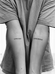 Love God Love People In 2020 Love People Greatest Commandment Cool Tats