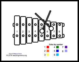 40+ xylophone coloring pages for printing and coloring. Xylophone Coloring Page Teaching Mama