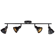 Amazon Com 4 Light Track Lighting Fixtures Black Spotlights Wall Lights Kitchen Ligh Kitchen Lighting Fixtures Ceiling Track Lighting Fixtures Track Lighting