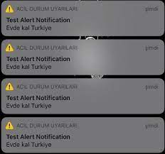 Uyarı sesi evde kal türkiye mesajından geliyordu. J6w4fq7ttcz9pm