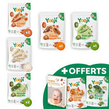 Leur texture mixée très finement et leur absence totale de morceaux convient parfaitement à l'alimentation des plus petits gourmets. Yooji Repas Bio Alimentation Bebe 4 Mois Panier 1 Mois De Purees Legumes Bio Livre Diversification 2 Sachets Offerts Achat Vente Legumes Cuisines Yooji Repas Bio Alimentation Bebe