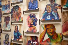 Remember how the ball hair ties thingys would hit you in my mother was so country and over 40 that she actually did my hair in plaits instead of two strand twists. Artists Explore The Roots Of Black Hair Culture At The African American Museum D Magazine