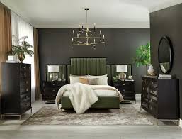 Maybe you would like to learn more about one of these? The Formosa 4 Pc King Platform Bedroom Set With Oval Nightstand Dark Moss Available At Gibson Mcdonald Serving Waycross Ga And Surrounding Areas