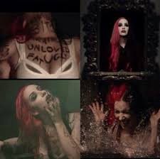Ashley Costello Of New Years Day Photos From Music Video Defame Me New Years Day Band Ashley Costello Ladies Of Metal